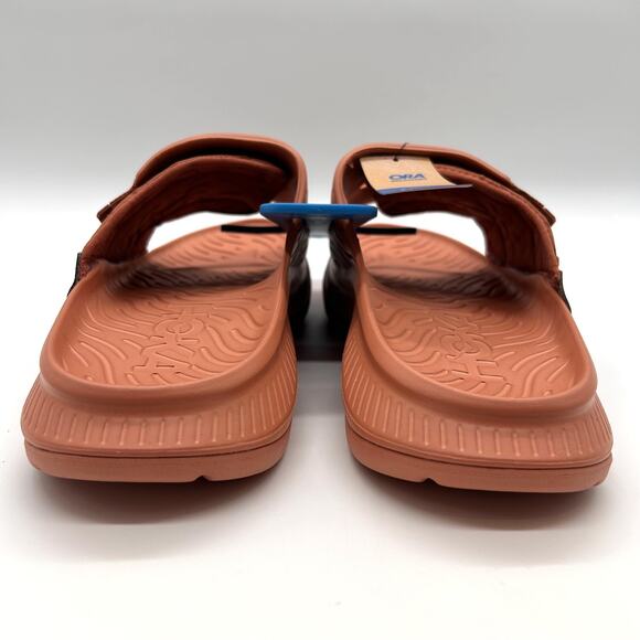 New HOKA ORA Luxe Sandals Men Sz 14 Sun Baked Baked Clay Recovery Slide 1134150 main image 7